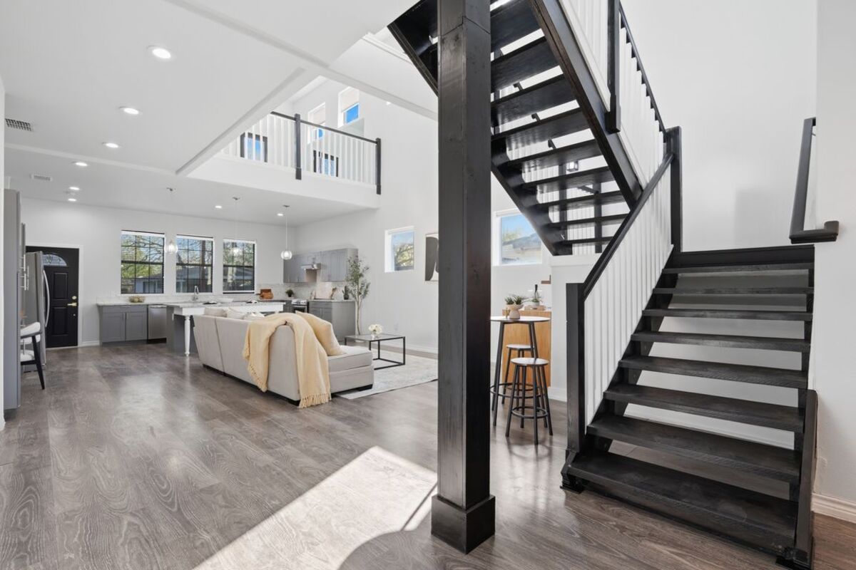 Stair and loft over the living room